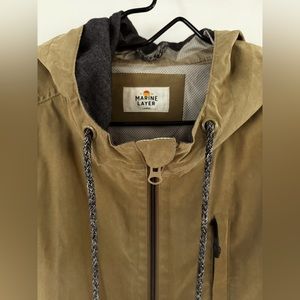 Marine Layer faux sued rain coat (Large)